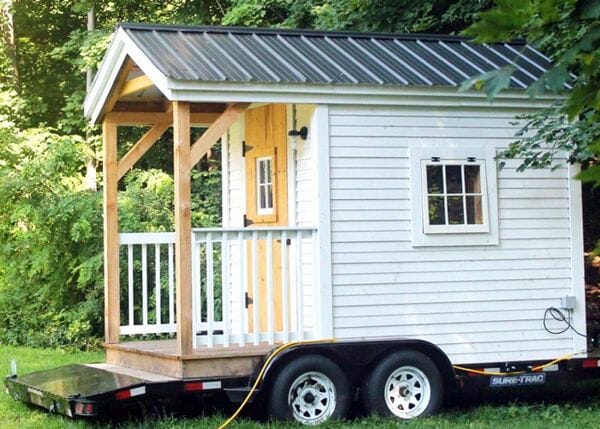 Sometimes building a structure on wheels will eliminate the need for a permit if portable structures are allowed. 