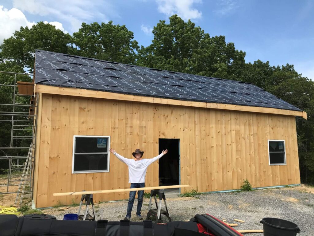 Timber Frame Cabin build