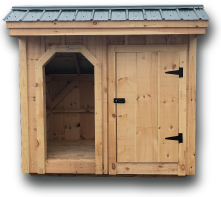 4x8 Weekender firewood storage shed
