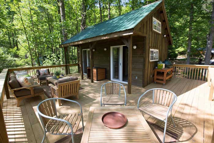Vermont Cottage A, a rustic cabin design.