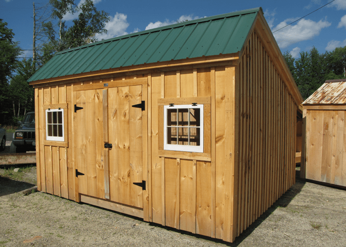 You can build your own storage shed with our saltbox building plans.