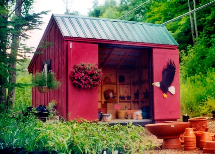 saltbox shed kit  saltbox wood shed  jamaica cottage shop
