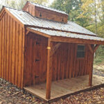 10x16 Sugar Shack - Custom Exterior, post and beam shed plans