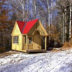 Custom Cabin - Exterior, wooden shed kits