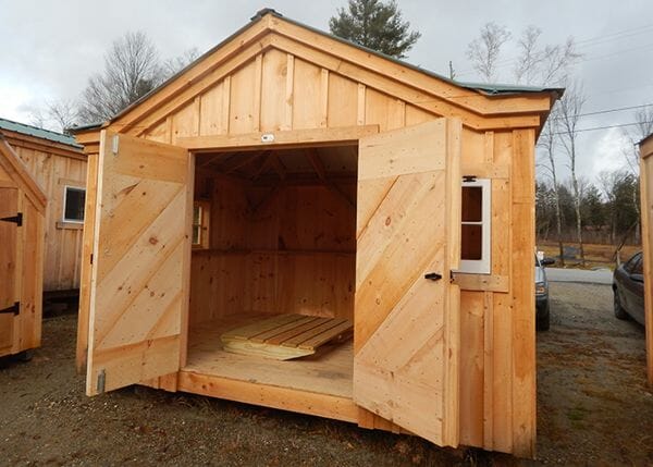 10x12 Tool Shed - shown with an extra window