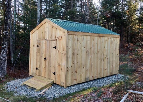 The 10x14 New Yorker Option B is a roomy and affordable storage shed solution