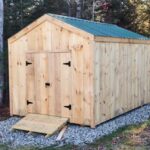 10x14 New Yorker Option B is an economical and spacious storage shed