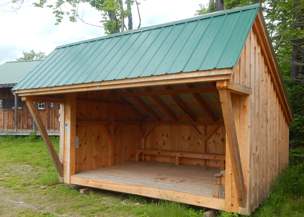 How to build an adirondack shelter