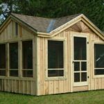 10x14 Florida Room - A screen room with a roof upgrade (asphalt shingles with solid pine roof sheathing)