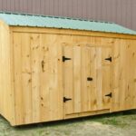This large shed is ideal for those with large yards that need to store a lot of stuff.