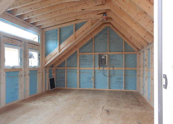 Three season cottage with insulated windows.