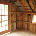 12x16 Backyard Retreat with 15-lite Insulated Wood Door