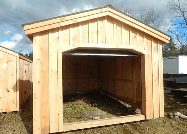 12x20 Garage comes with a pressure treated sill plate