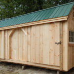 12x20 Three Sled Shed with Window