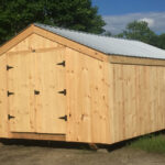 This 336 square foot barn can be used for storage or as a livestock shelter.