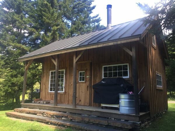 Vermont cottage built from a mini house it