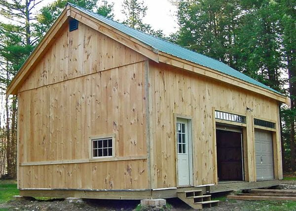 Timber Frame Garage Kit, Cost Of Post And Beam Garage