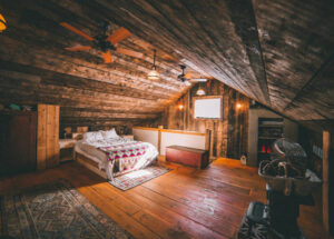 20x30 Vermont Cabin - Interior Loft