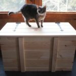 2x3 Ready to Assemble Pellet Box with cat