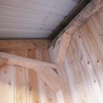 3x5 Garbage Bin built with a post and beam hemlock frame