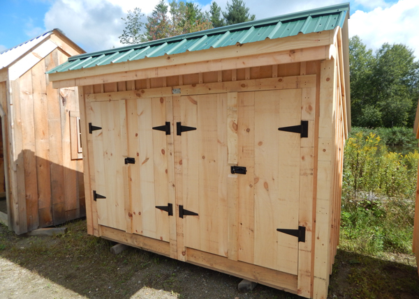 4x10 Garbage Shed - Exterior