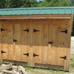 4x10 Garbage Shed can be used for organizing recycling, trash, garden tools or other odds and ends.