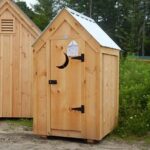 4x4 Outhouse Shed with silver roof