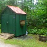 6x4 post and beam utility shed small economical storage solution