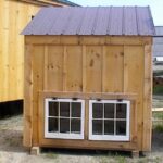 4x6 Coop with Tudor Brown roof