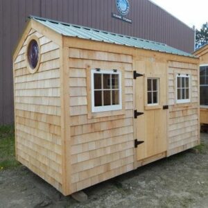 6x12 Nantucket with siding and window upgrades