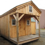 8x16 Bunkhouse includes a porch and loft