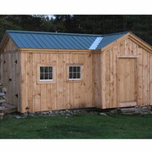 8x18 Heritage is a post and beam structure that is often used as a two room shed, poolhouse or barn