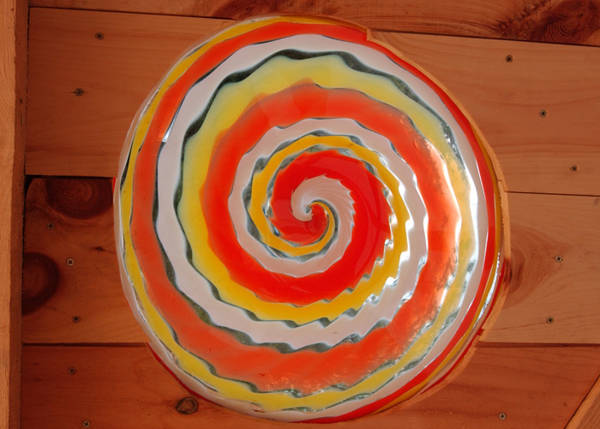 Artisan-Blown Glass Roundels - each one is different