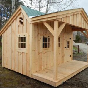 This 12x12 Potting Fort photo shows off a standard build with an extra hinged window.