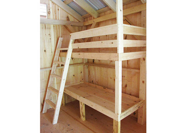 Bunkbeds that are included with the Bunkhouse