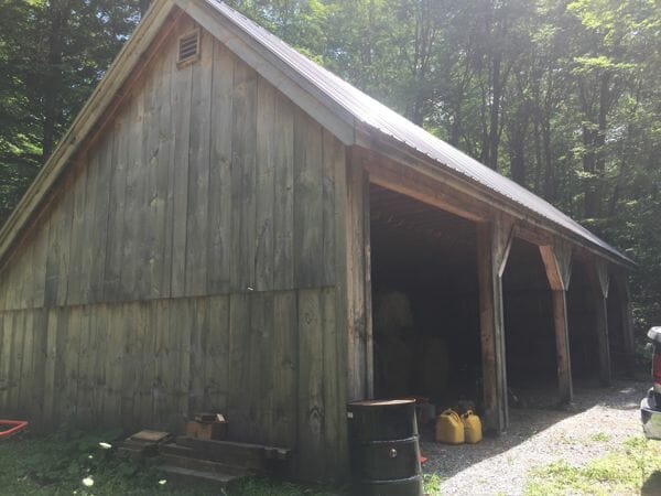 24x36 pole barn farm equipment storage shed
