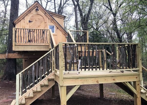 10x16 Smithaven built as a treehouse vacation rental and guest house