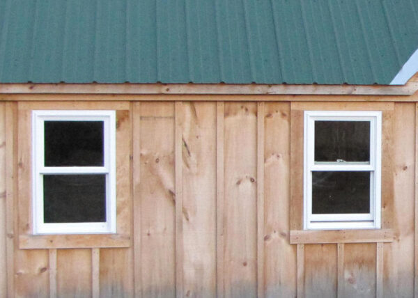 The 2x3 Double Hung Insulated Window is a popular add-on for our tiny houses.