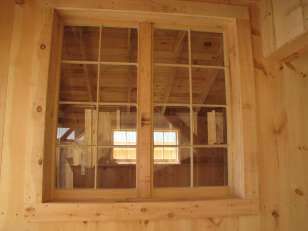 A 4x4 Window opening can be created by installing two of our 2x4 barn sash windows side by side.