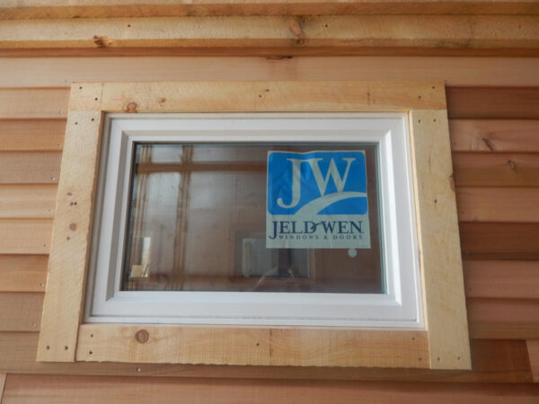 The 3x2 Insulated Casement Window is most often installed in our tiny houses, cabins and cottages.