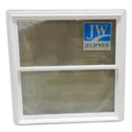 The 4x4 Insulated Awning Window includes a built-in screen.