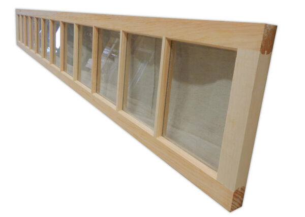 The 8x1 Fixed Transom Window includes twelve true-divided lites.