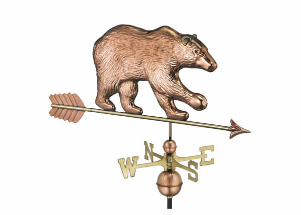 A Bear Weathervane would make a great addition to a hunting cabin or camp.