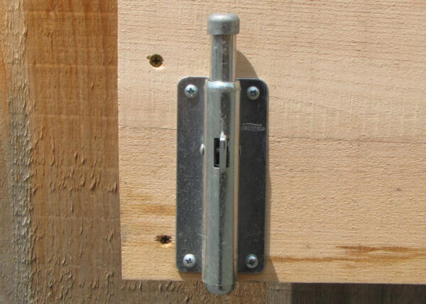 HEAVY DUTY FOOT OPERATED BOLT Gate/Garage/Stable Door Ground/Floor Metal Lock 