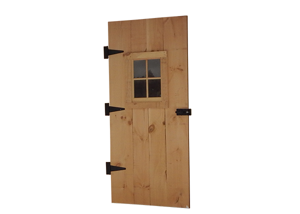 Single Out-Swing Door with Window