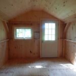 Mini cottage with insulated windows and doors for energy efficiency