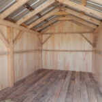 Interior of one of our economy storage sheds