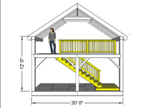 Interior Stair System for Vermont Cabin DIY kit