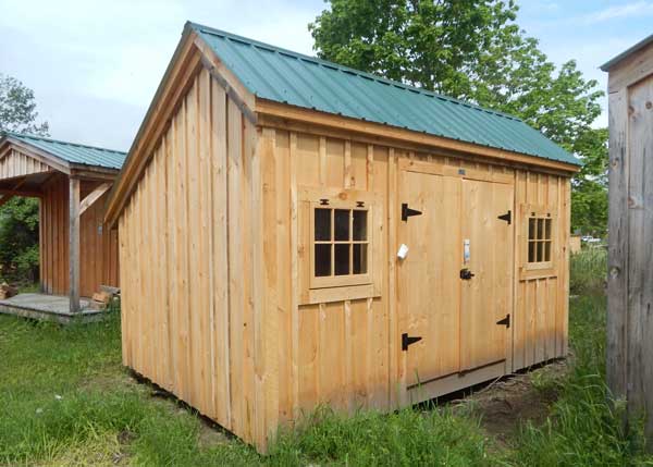10x14 Saltbox Fully Assembled Shed