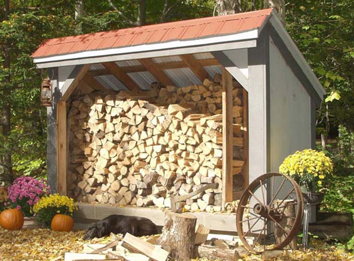 Learn how to build your own firewood storage shed with one of our DIY kits. 